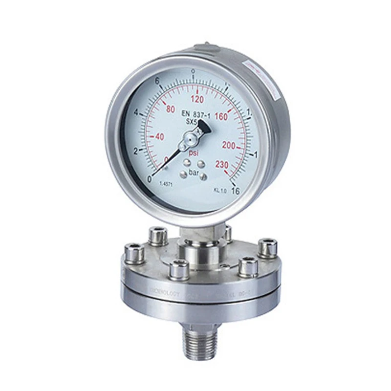 Chinese manufacturers Manometer Liquid Filled Pressure Gauges