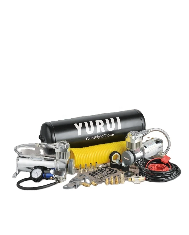 Компрессор пневматической подвески 12 В Ремонтный комплект поршневого типа воздушный компрессор для системы