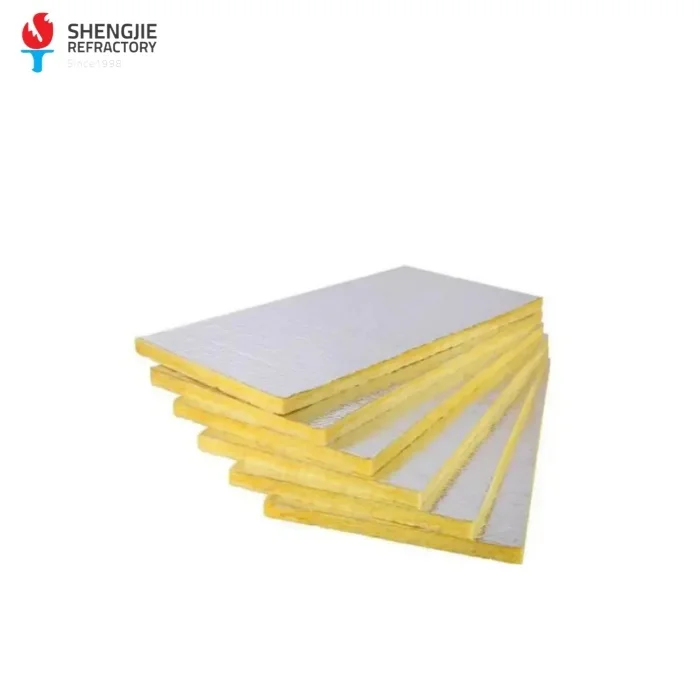 Shengjie Manufacture glass wool board High quality roof wall insulation glass fiber cotton board blanket
