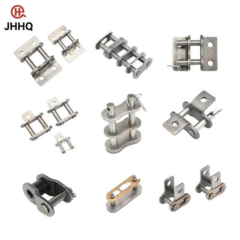 Good Reputation Roller Chain Parts Connecting Link Carbon Steel Industry Chain Link Combo