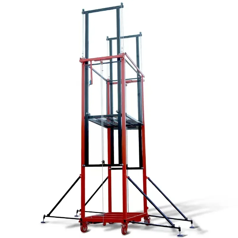 Qiyun Kinglift 15m Factory Price Hydraulic Cargo Goods 1000 kg Load Freight Lift Guide Rail
