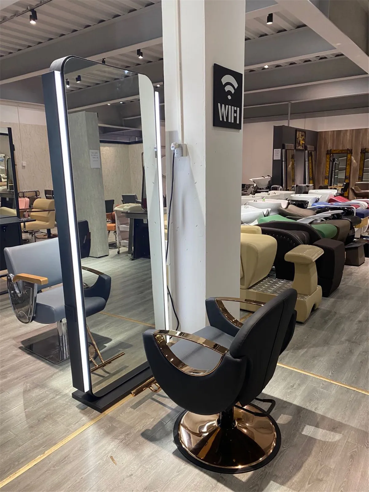 Magic mirror hair salon spa salon salon mirror