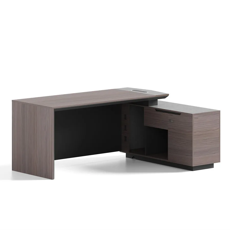 Commercial Office Executive CEO Boss Director Office Desk CEO Table Ceo Desk L-shaped Multi-function Director Desk