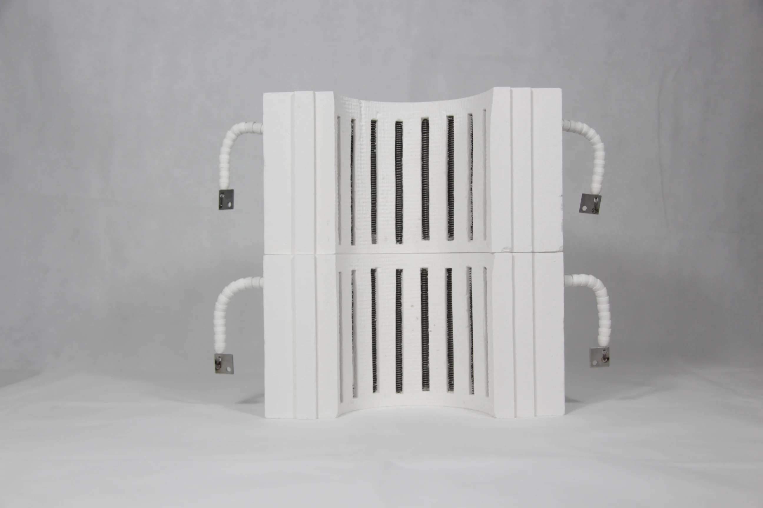  1260C 1400C 1500C алюминиевый цилиндр керамическое волокно нагревательный модуль нагреватель для CVD трубчатой печи