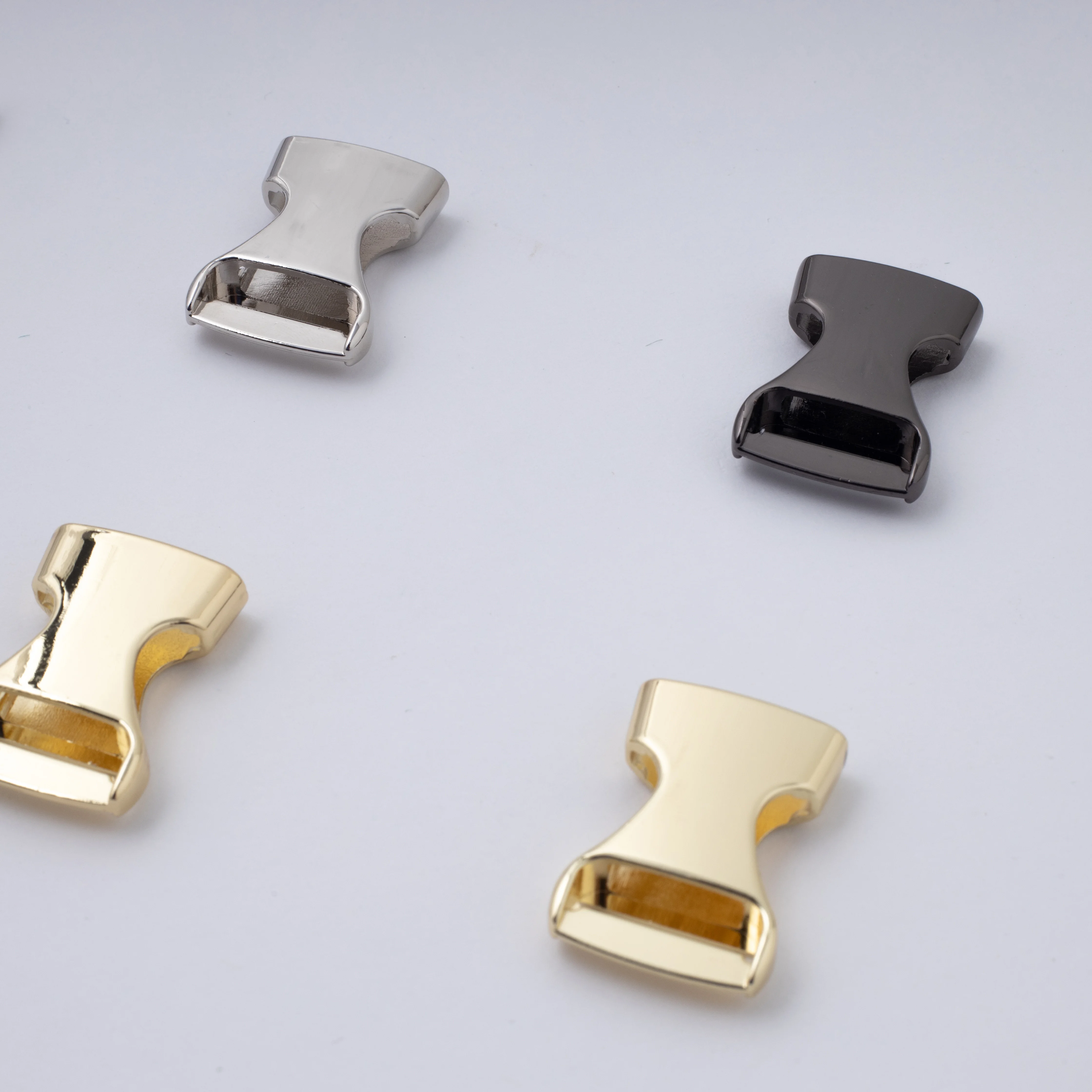 
metal gold bag accessories safety quick release side buckle for dog collar 