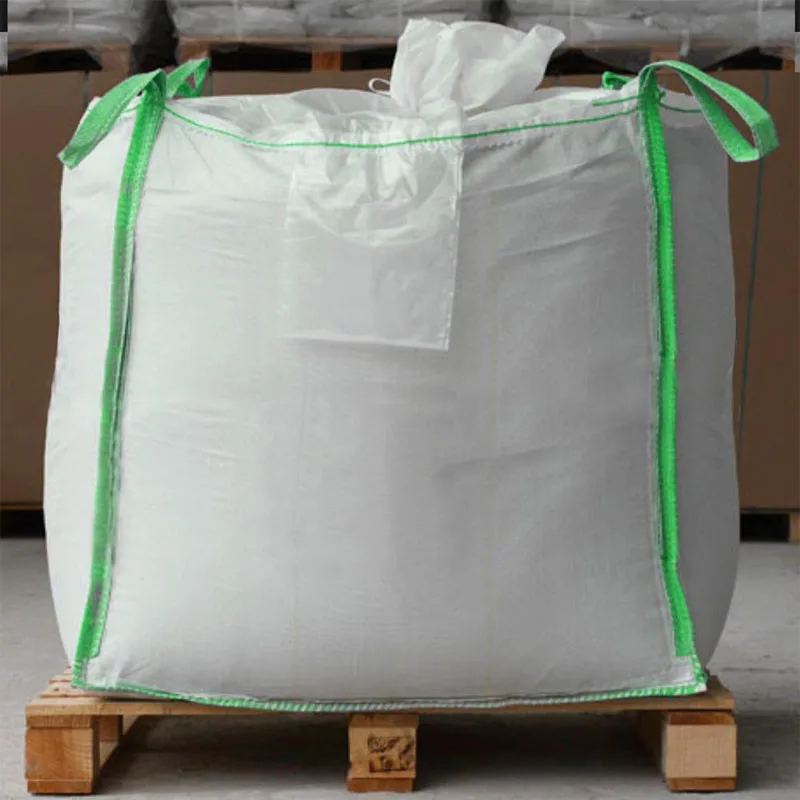 250kg 500kg pallet-free pp big bulk jumbo filling pp woven tote sling potato bags fibc with zipper for pet flake 1100kg bags