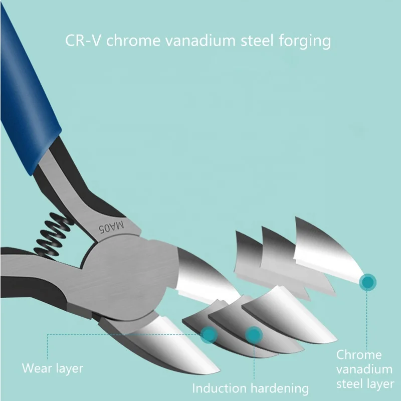 Hardened diagonal cutting pliers Skyasia electrician Nippers industrial grade small pliers cutting diagonal cutting pliers