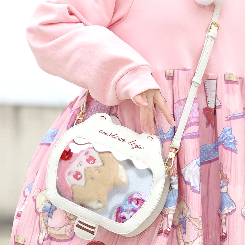 Customized printing Multi-Color Ita Bag Crossbody with Insert with logo custom Itabag Charm anime display Ita Bag Custom