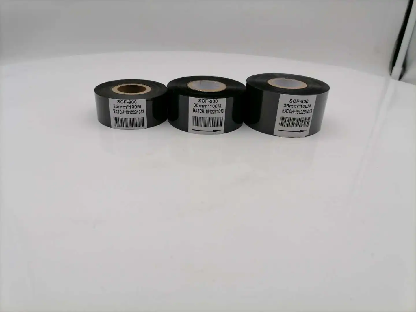 Food packaging white black Coding ribbon 25mm 30mm 35mm*100m hot stamping ribbons