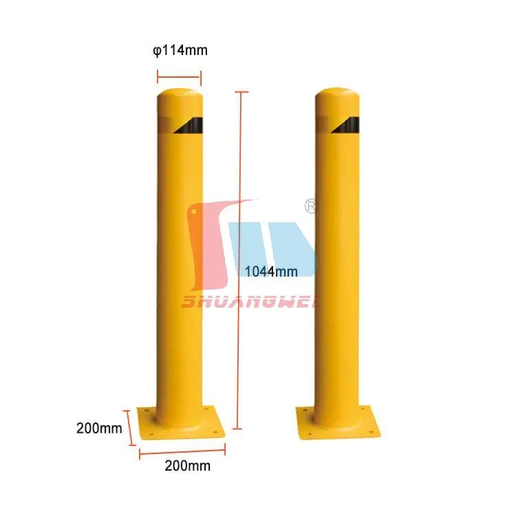 Outdoor Security Street Roadway Sidewalk Car Parking Lot Traffic Barrier Safety Bollards For Roadway Seperatoration/Car Station
