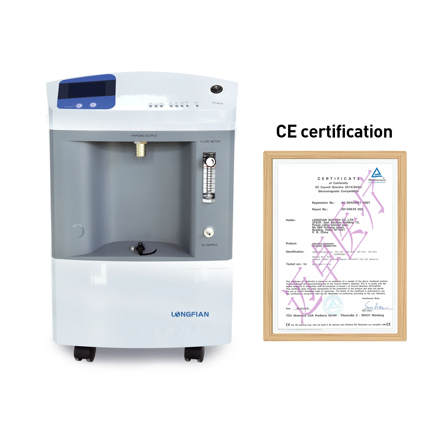 Mountain Concentrator Simulated High Altitude Training 100lpm Hypoxic Generator with Inflatable Tent