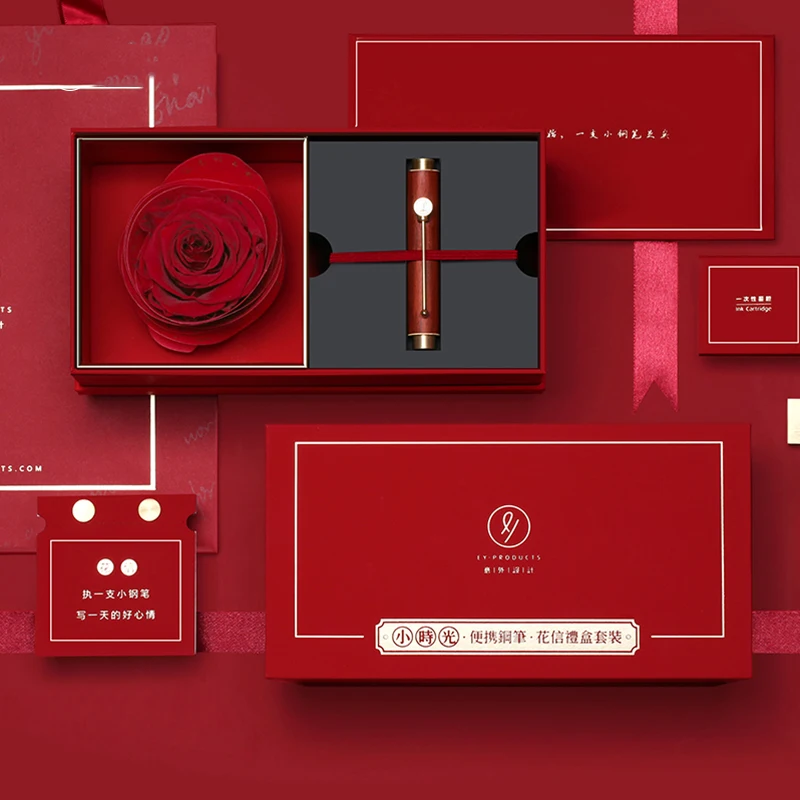 Luxury Wooden Novelty Pen Retro Immortal Exclusive Customization Gift Fountain Pen For Anniversary Christmas Birthday Graduation