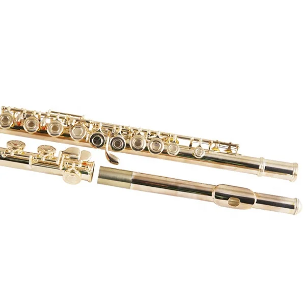 Professional flute 16 - hole white copper flute woodwind instrument