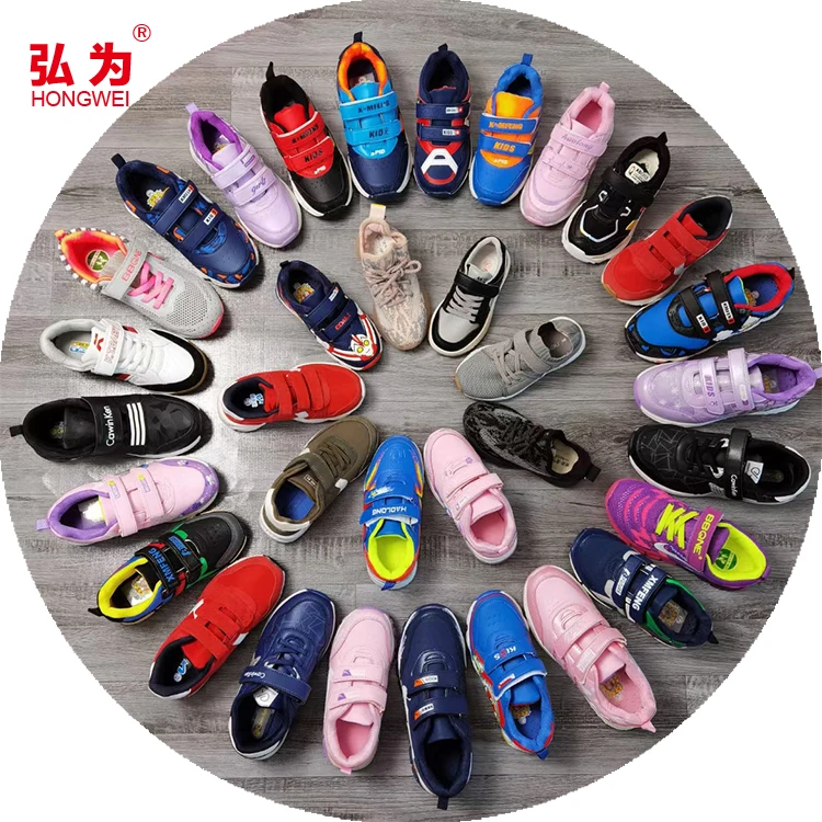 Unisex kids sneakers Fashion Child School Sneakers Casual Trendy bulk Wholesale Kids sports shoes kids used stock shoes