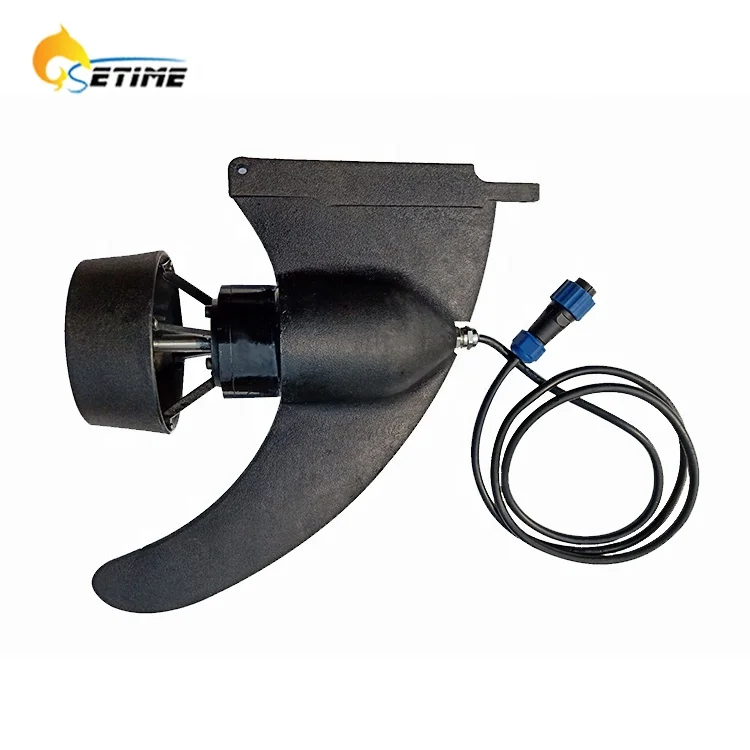 Electric Fin On Stand Up Paddle Board For River Surfing