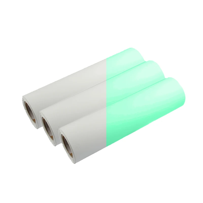 PU glow in the dark printable heat transfer vinyl  Eco solvent ink on sale hot product