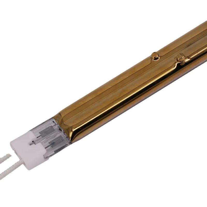 400w--10000w halogen infrared double tube 11*23 golden reflector lamp 09751720 infrared heating lamp for print