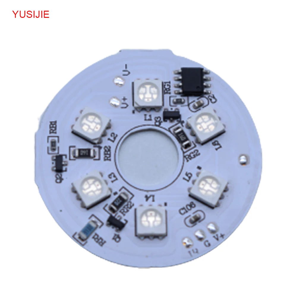 3 7-5v rgb световое табло пульт дистанционного управления переключатель света беспроводной изменение цвета 6 свет изюминкой доска мигает дыхание