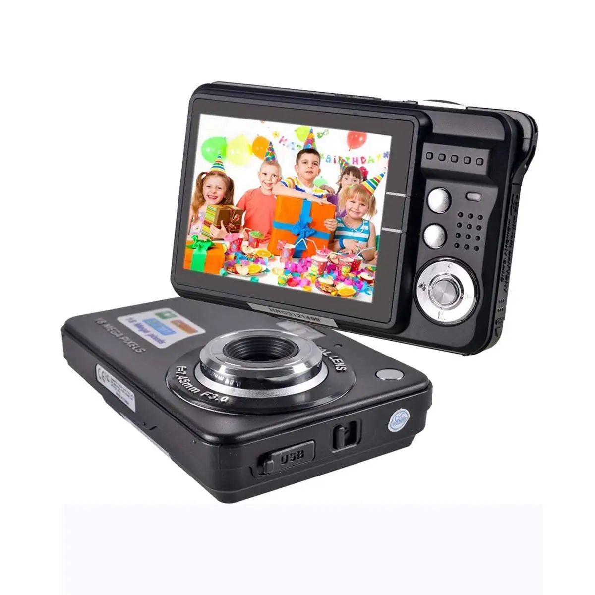 2.7 Inch LCD Screen Compact Portable Mini Cameras HD Digital Students Camera 21MP Video Camera