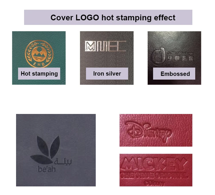 Professional Custom Notebook A5 Journal Planner Pu Office Notebook Printed Brand Logo Diary Notepad Note Book PU Leather