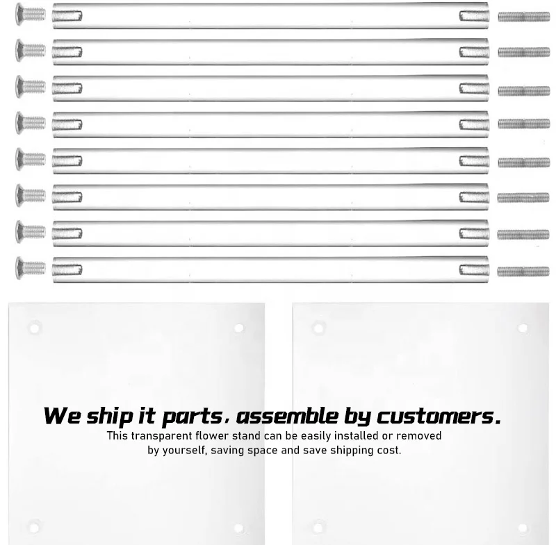 Plastic Wedding Roman Pillar Column Stand Clear Acrylic Flower Stand Wedding Centerpieces for Tables