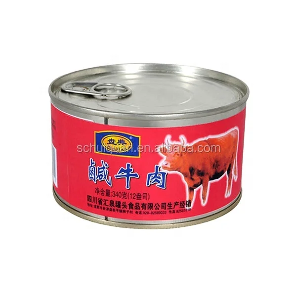 Highly Certified beef products in can factory canned corned beef