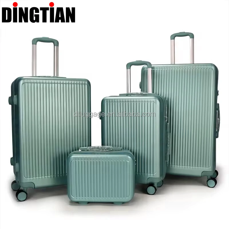 Large Capacity 20-Inch Unisex Spinner Luggage PC Material Explosion-Proof Zipper Suitcase Silent Universal Wheel Boardable Case