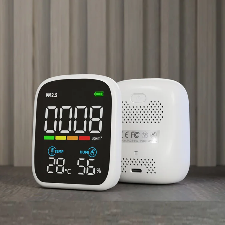 Mini Desktop PM2.5 Meter pm 2.5 sensor Air Quality Detector PM2.5 Dust Sensor Monitor For UK