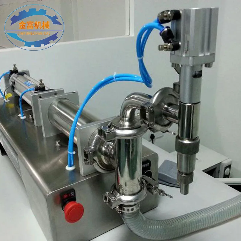 Semi-Automatic Horizontal  Liquid/Paste Piston Filling Manual Shower Gel Shampoo Filling Machine
