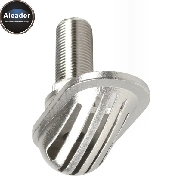 Stainless steel 316 marine filtration benzene body outlet yacht floor drain filter screen drainage outlet seabed