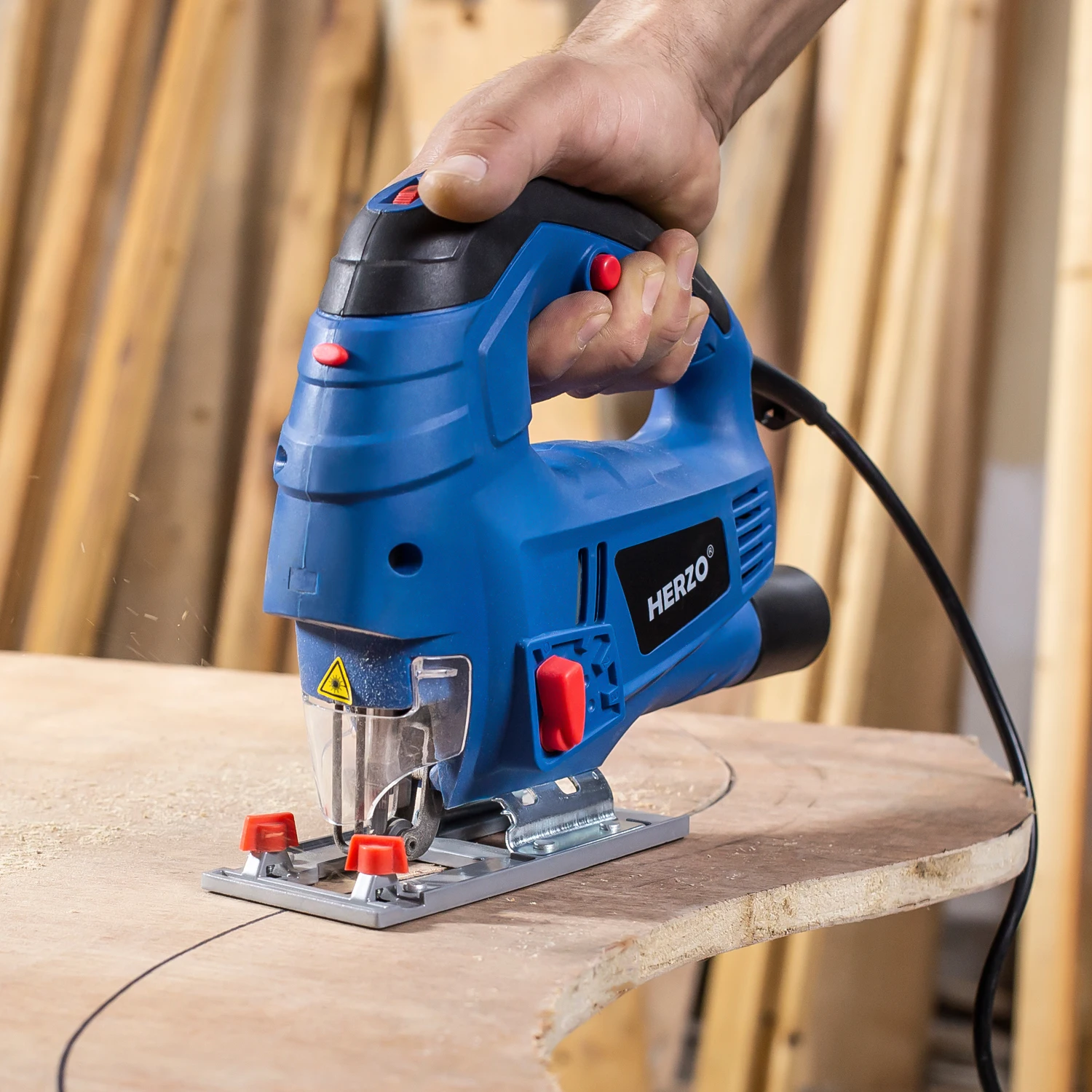 HERZO высококачественные электроинструменты 800 Вт 80 мм деревянная электрическая лобзик