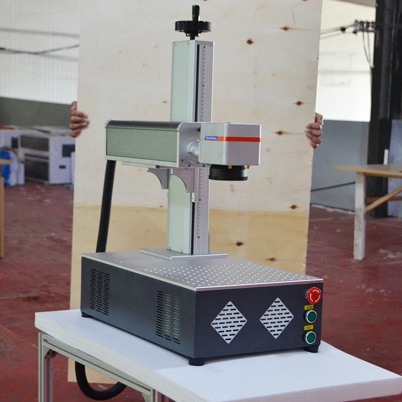 Made in China 20w 30w 50w Desktop Portable Fiber Laser Marking Machine Portable Laser Marking Machine for Metal