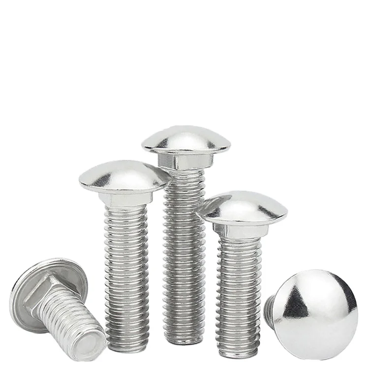 Болты с полукруглой головкой из нержавеющей стали