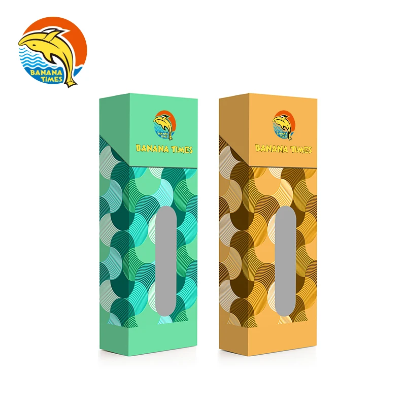California Wholesale OEM Golden 510 Tube Packaging Box Childproof Luxury Paper Cardboard Tube Packaging for 0.5ml/1ml Device
