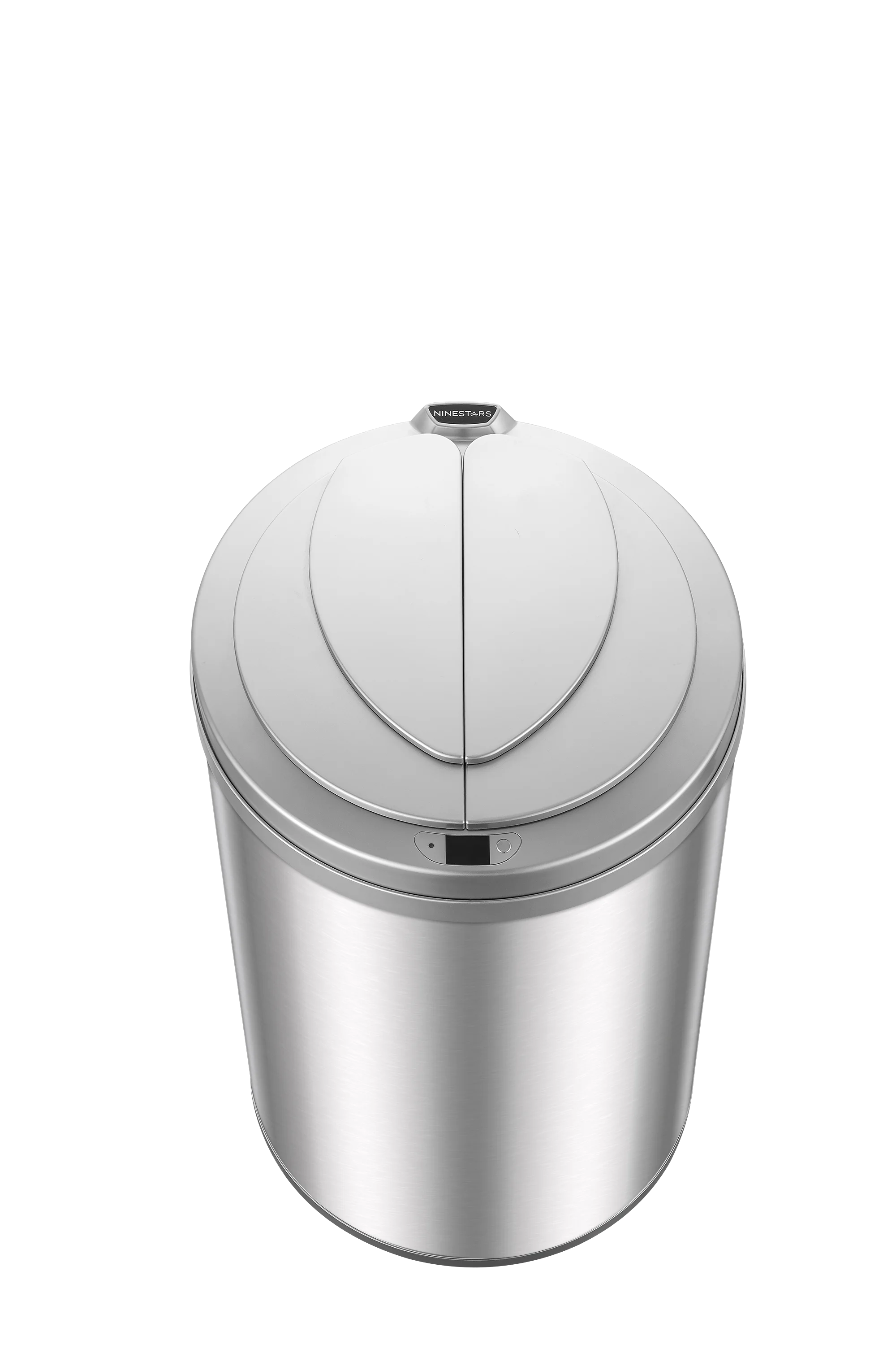 Hot selling  slide open touchless trash bin smart waste Bin lid