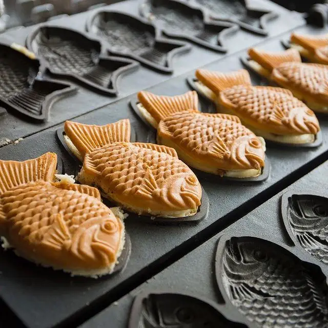 Хит продаж японская Кондитерская машина Taiyaki для выпечки