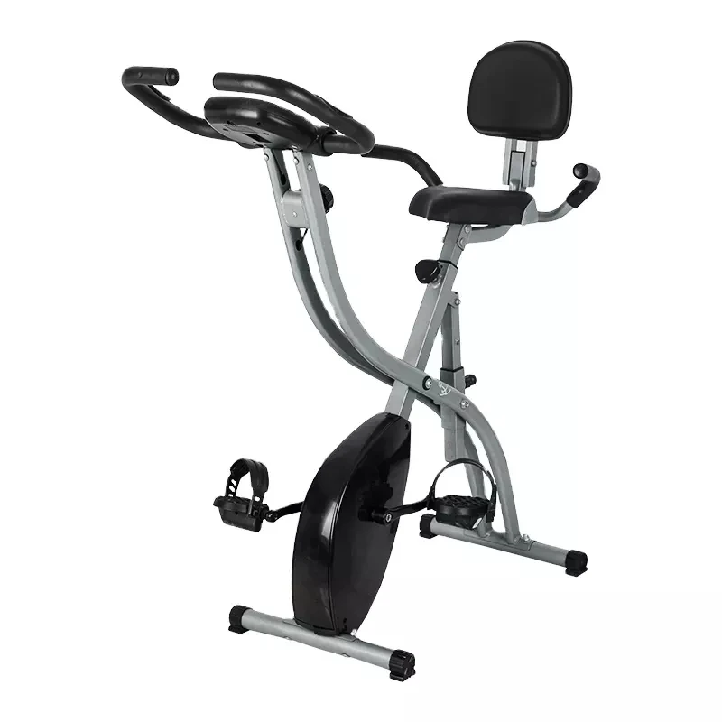 Magnetic Fitness Foldable Stationary Exercise Bike For Home Gym