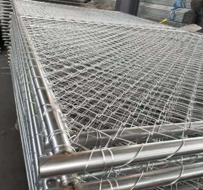 galvanized wire mesh chain link fence rolls chain link wire fence security wire fence