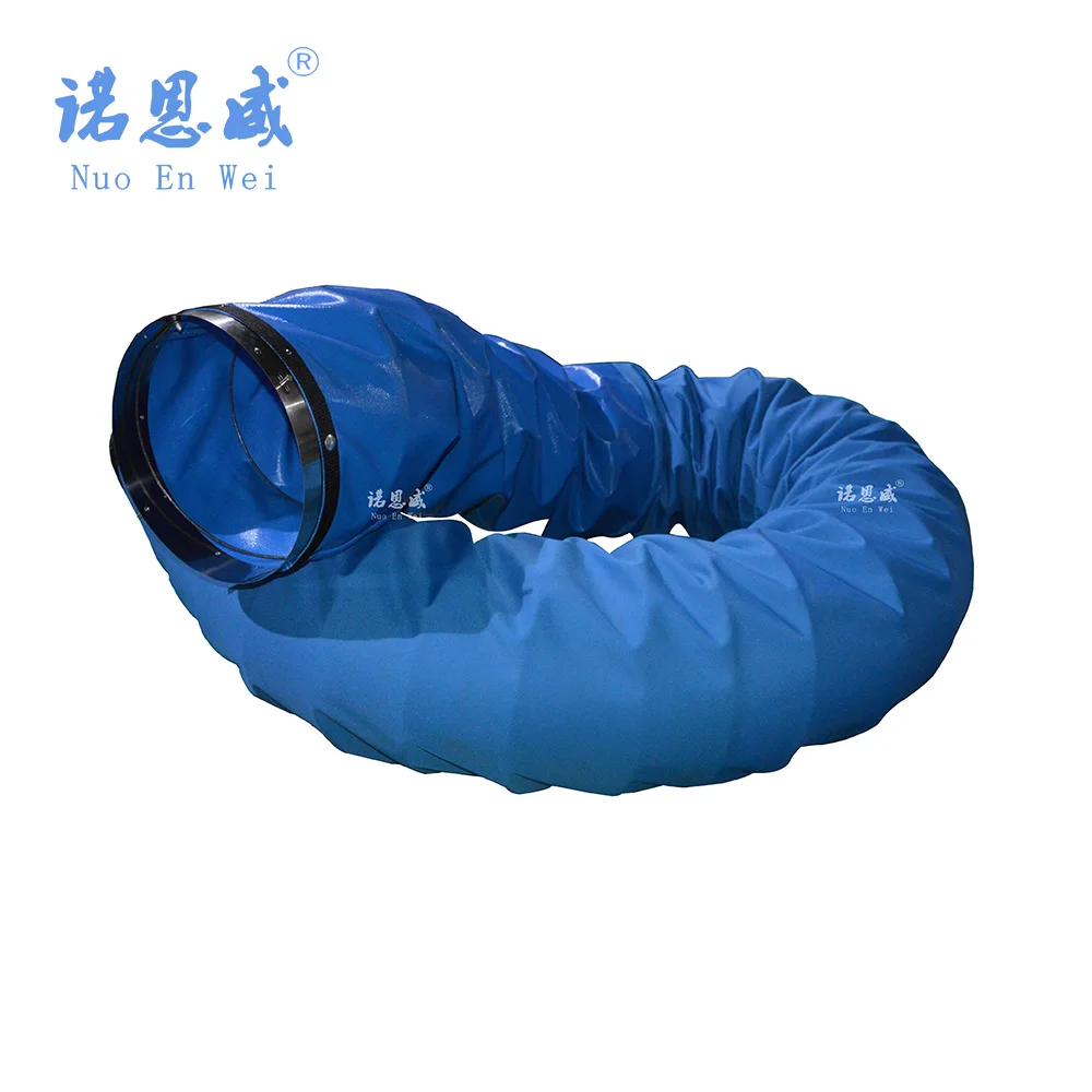 200mm-800mm 8-32inch customizable fiberglass round high temperature air duct high temperature flexible duct