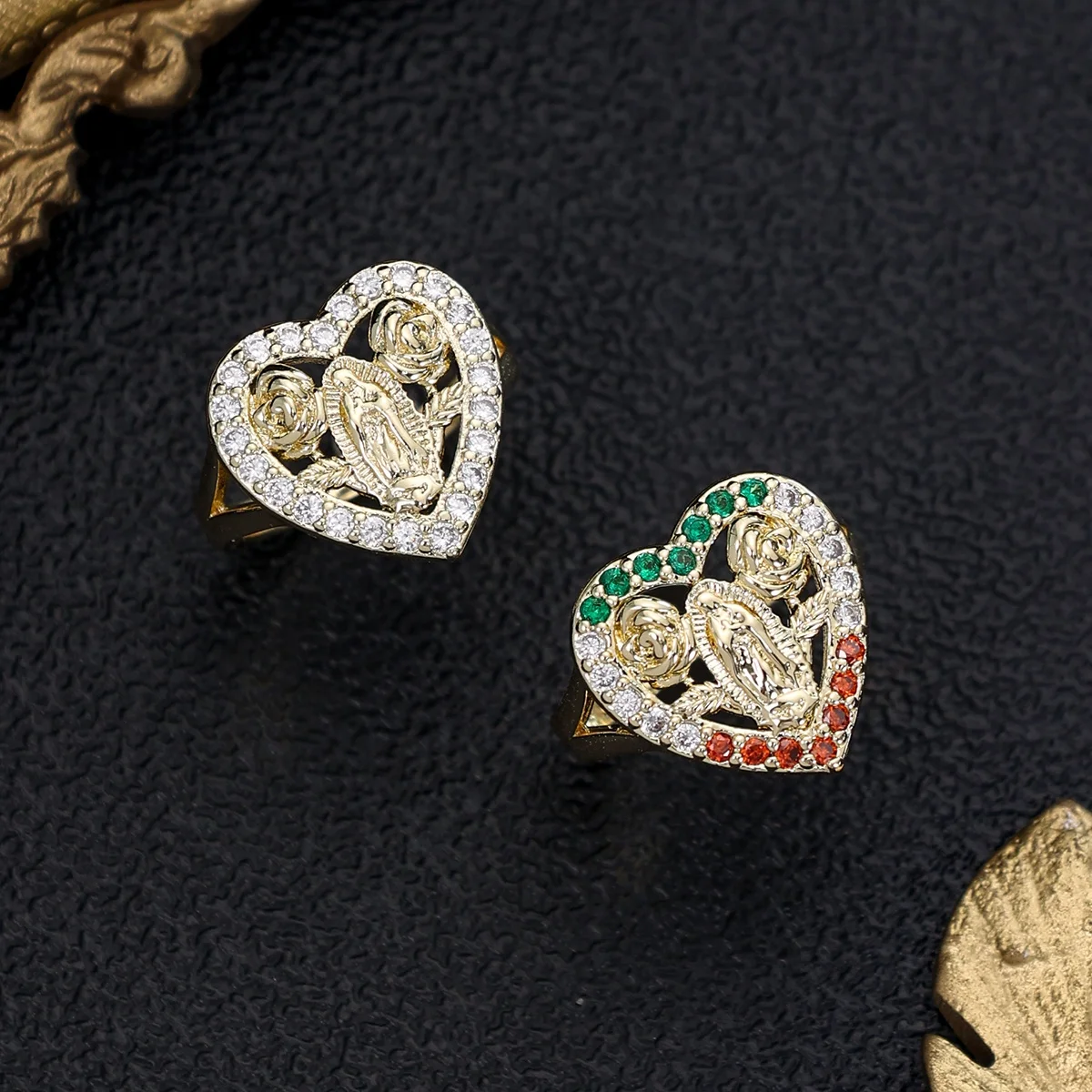 Женское Золотое кольцо с бриллиантом 14 карат