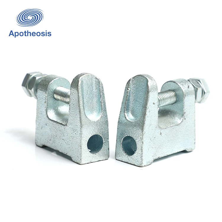 High Quality Malleable Iron Hot Sale Unistrut Swiveling Malleable Steel Beam Clamp