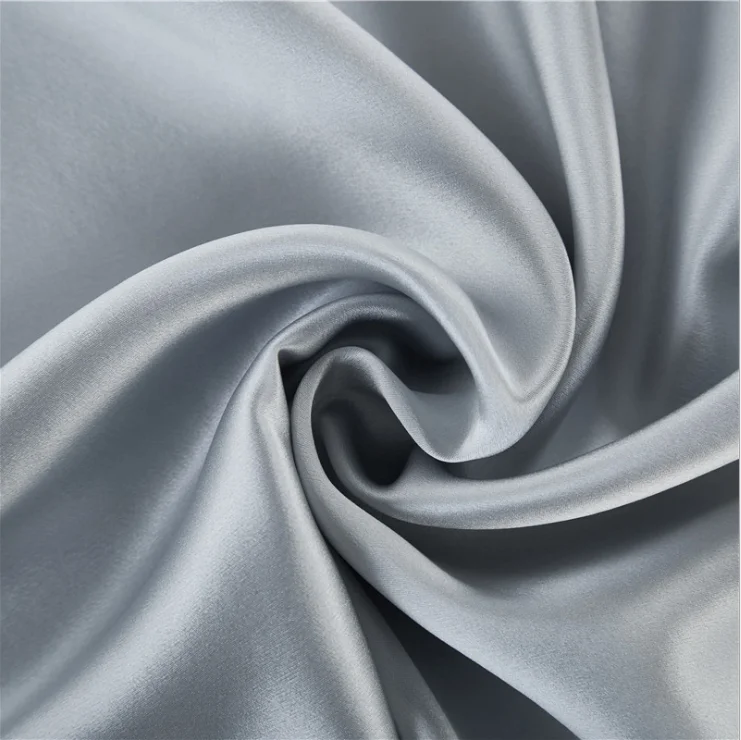 Reliable Quality colorful solid mulberry silk 6A Grade 22 momme 100% real silk charmeuse satin fabric for silk pillowcase