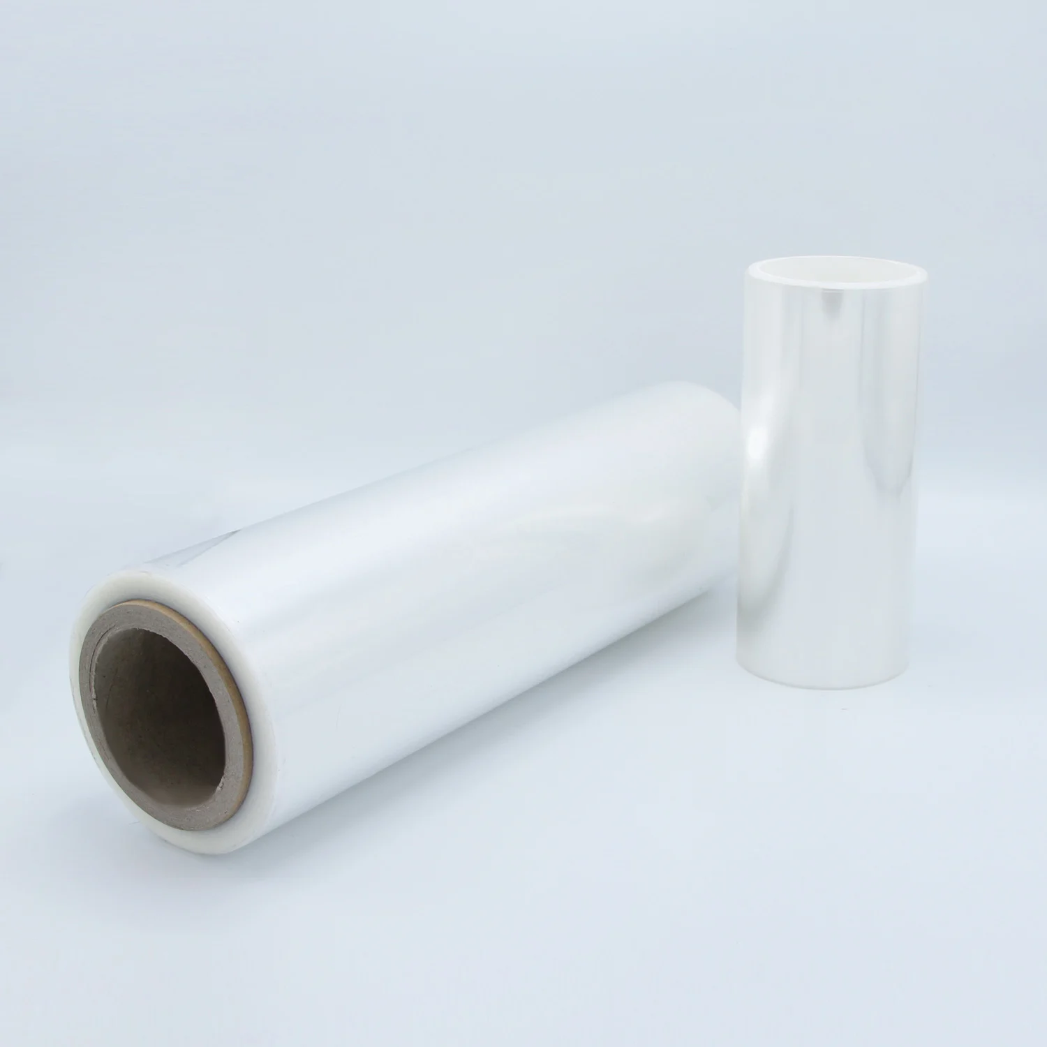 China Laminated PET+PE film High Transparency one sided heat sealing film roll