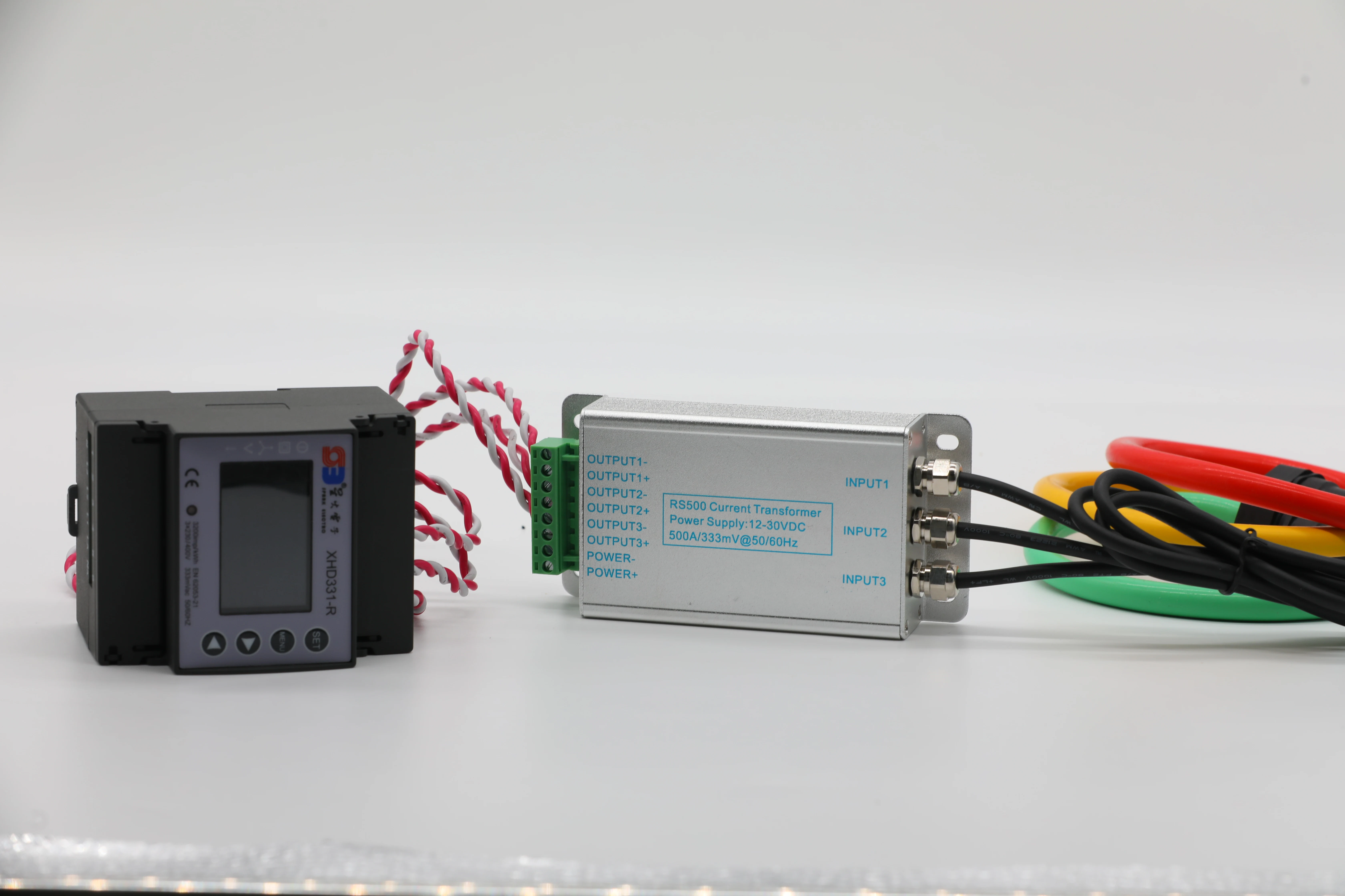 Three Phase Smart RS485 Solar Rogowski Coil Energy Meter with Remote Monitoring