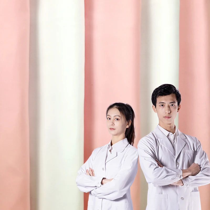 Anti-Blood Anti-Static Hospital Clothing Material Medical Scrubs Surgical Suit Fabric Doctor Nurse cotton twill fabric wholesale