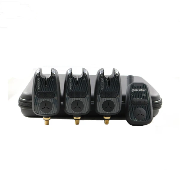 JZH-RF298 Waterproof Fishing Bite Alarm Black 3+1 set with Wholesale Price and Good Feedback