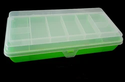 Двухслойный Прозрачный жесткий пластиковый ящик для рыболовных снастей