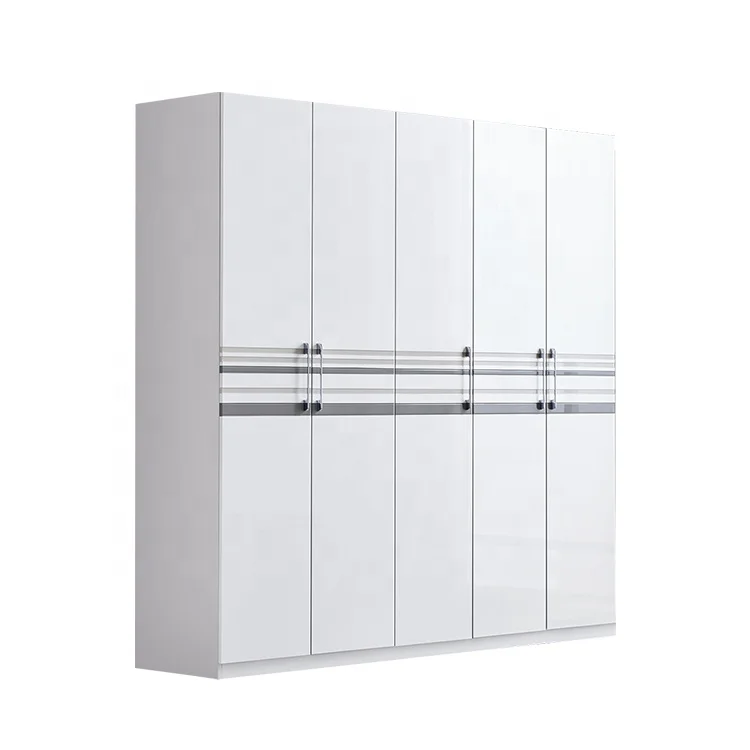 Новейший дизайн 2023, роскошный шкаф, мебель для спальни, раздвижная мебель из МДФ, Белый Гардероб