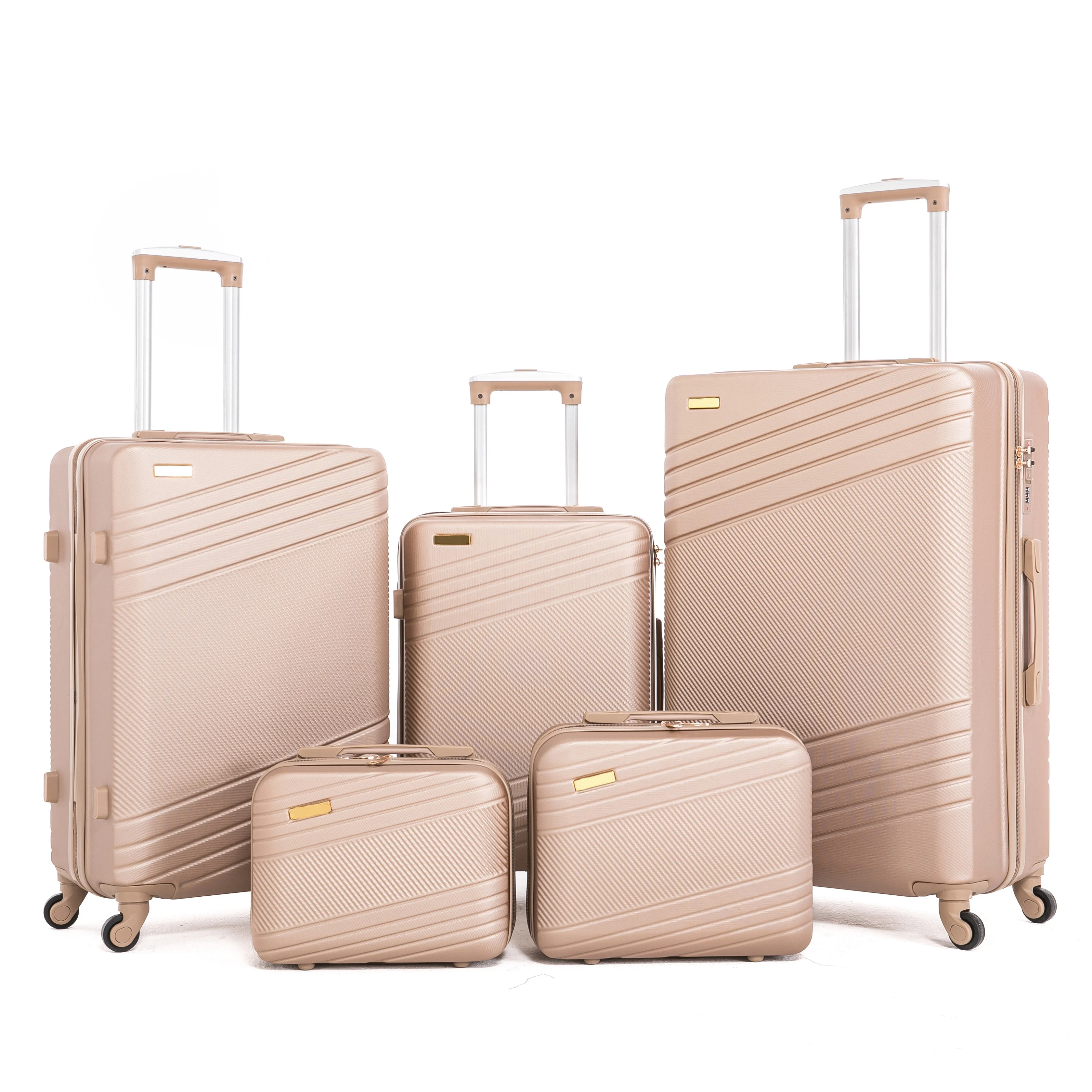 Pull Rod Case Travel Case waterproof ABS PC  pressure and wear resistant set Luggage Trolley Suitcase