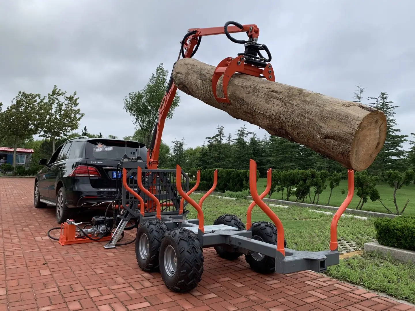 High Quality Atv Tow Behind Trailer ATV Tipping Rrailer transport ATV Trailers